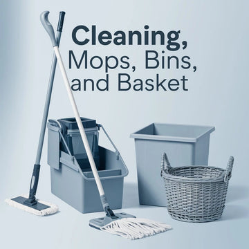 CLEANING, MOPS, BINS & BUCKETS ITEMS