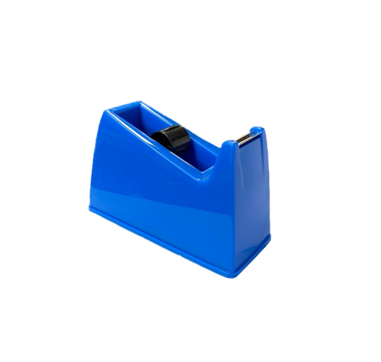 Durable Easy Plastic Tape Dispenser Available In Assorted Colours 15cm Stationery 0006 (Parcel Rate)