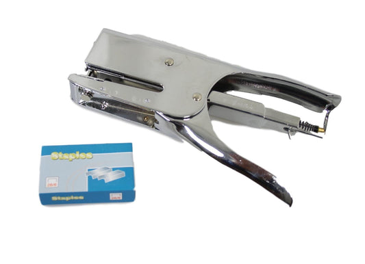 Heavy Duty Stapler Set Home School Office Display Stapler with 1 Pack Staples 26/6 0495 (Parcel Rate)