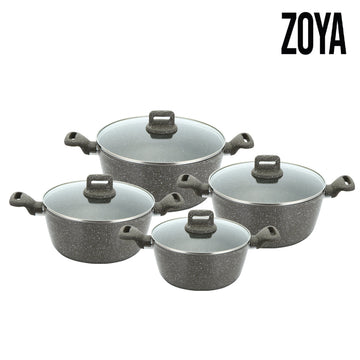 SQ Professional Zoya Forged Stockpot Set of 4 Red 11710 (Big Parcel Rate) (Copy)