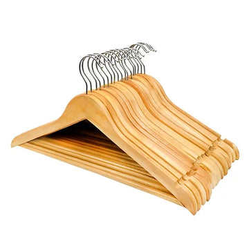 1 Piece Wooden Clothes Coat Hanger 44 x 23 cm WH1 (Parcel Rate)