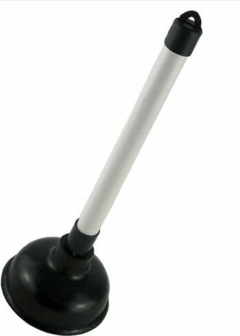 Plastic Bathroom Toilet Plunger 27 cm 1942 A (Parcel Rate)