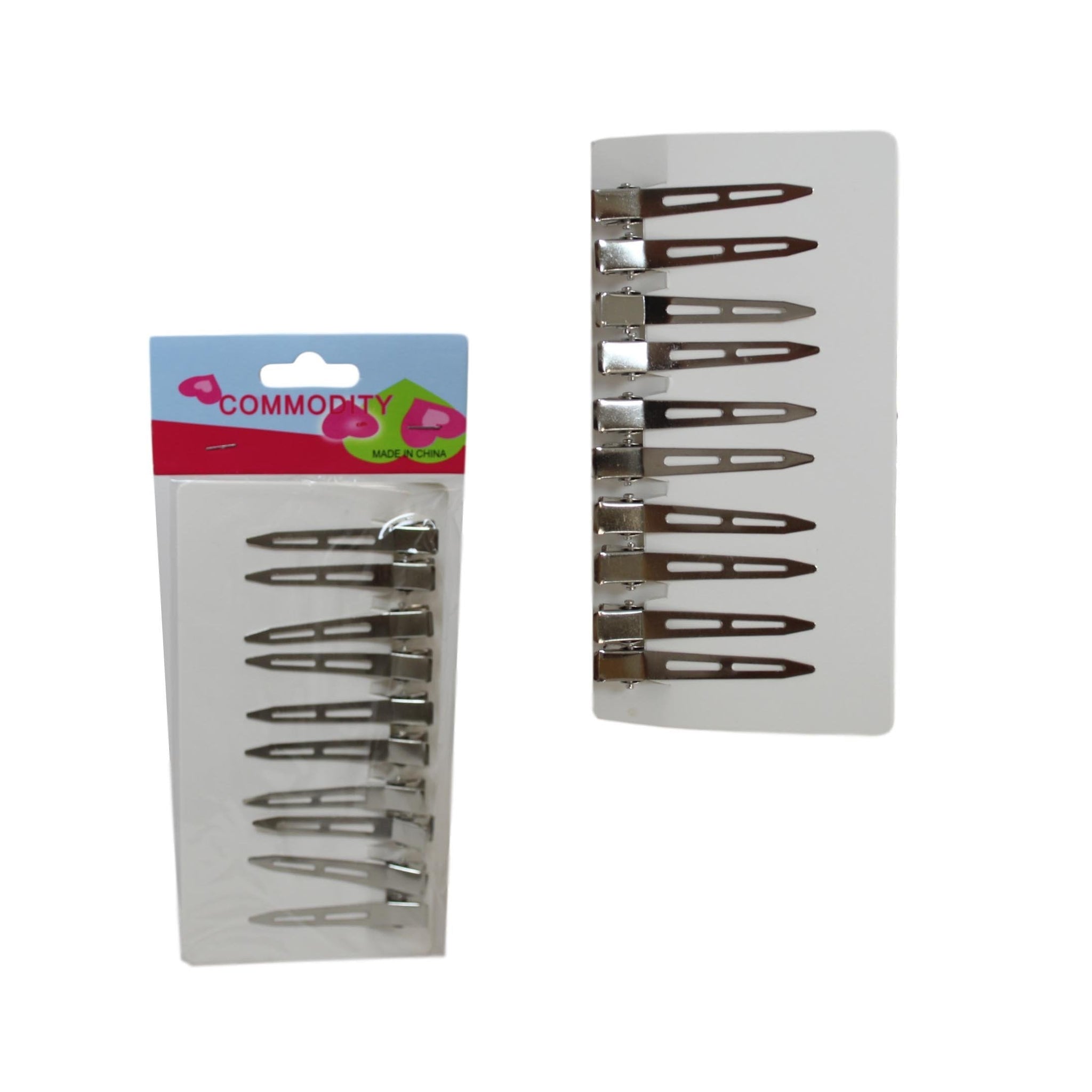 Metal Hair Clips 6 cm Pack of 10 1979 (Large Letter Rate)