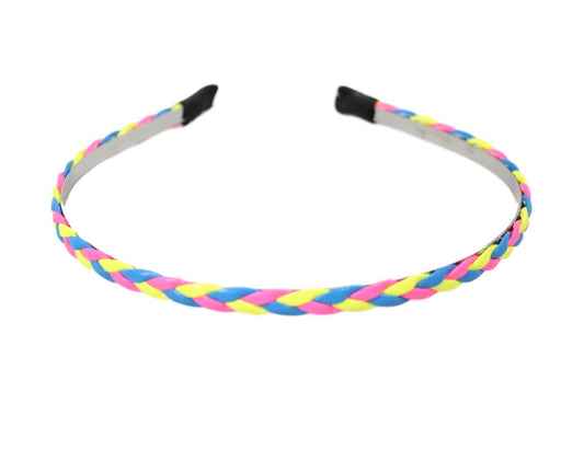 Ladies Girls Neon Style Stylish Headbands Assorted Colour Headbands 1 Size 2643 (Large Letter Rate)