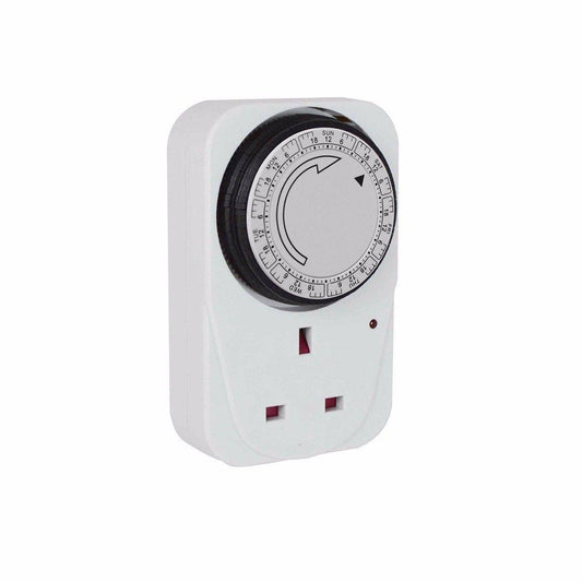 Pifco Electrical Timer Socket 7 Day Programmable 3200W 250V AC-13A 0741 / TMR1008 A  (Parcel Rate)