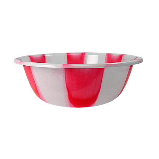 Tie Dye Print Plastic Kitchen Bowls Bowls Small 28 cm Assorted Colours 3064 (Parcel Rate)