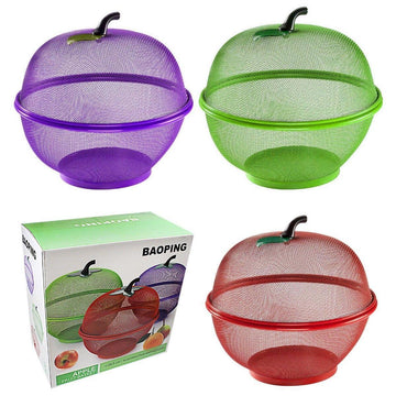 Kitchen Apple Fruit & Vegetable Bowl Basket 28.5 cm Assorted Colours 1500 A (Parcel Rate)