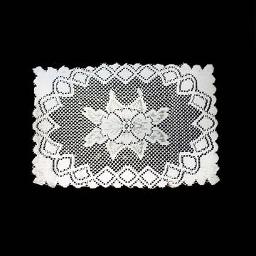 Kitchen Tableware Lace Table Mat 40cm Assorted Colours and Designs 2852 (Large Letter Rate)