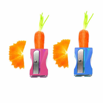 Fruit Vegetable Carrot Cucumber Slicer Sharpener Peeler Assorted Colours 3246 (Parcel Rate)