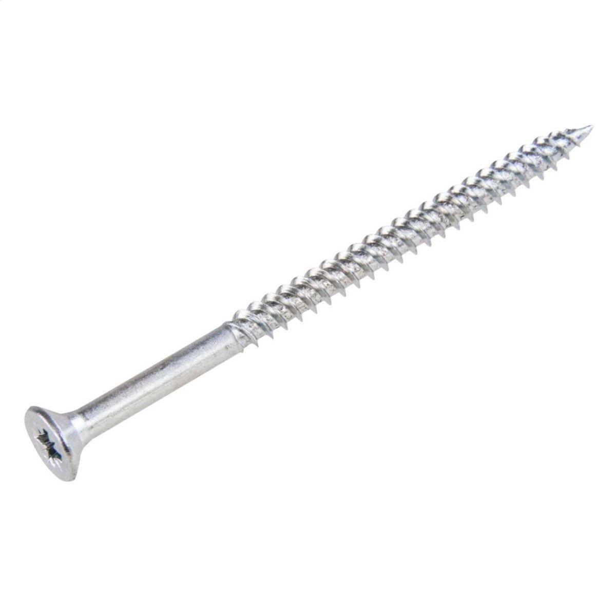 10 x 3 Pozi Countersunk Hardened Twin Thread Wood Screws Zinc Plated Pack of 35 0164 (Large Letter Rate)