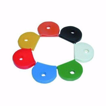 8 x Coloured Key Covers, Ideal for Identifying & Labelling Keys 3202 (Large Letter Rate)