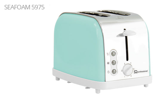 SQ Professional Dainty 2 Slice Toaster 900W Seafoam 5975 (Parcel Rate)