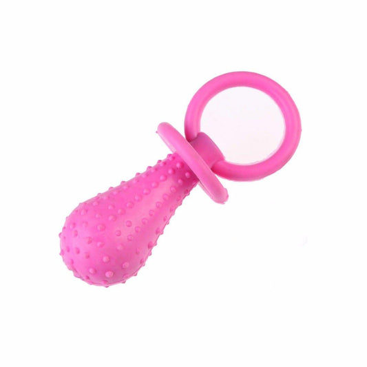 Pet Dog Toy Dummy Ring Shape Assorted Colours 0058 (Parcel Rate)