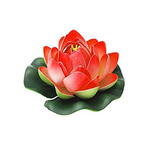 Aquarium Pond Floating Foam Lotus Flower Assorted Colours 2218 (Large Letter Rate)