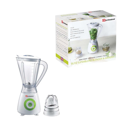 SQ Professional Blitz Blender and Grinder 600W Green 4226 (Parcel Rate)