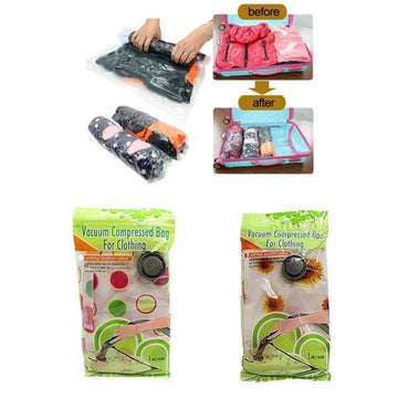 Vacuum Compressed Bag For Clothing Home Storage 50cm x 60cm 0457 (Parcel Rate)