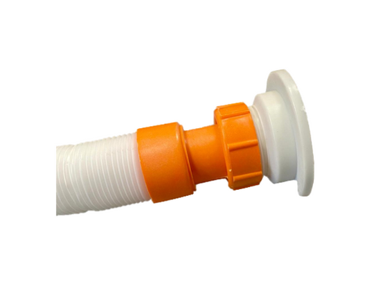 Multipurpose Plastic Water Pipe with Drain 30cm Extends to 80cm 4816 (Parcel Rate)