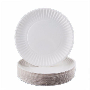 9" Paper Plates Pack of 100 EC0027 (Parcel Rate)