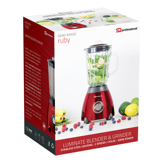 SQ Professional Luminate Blender and Grinder 500W Amethyst 2461 (Parcel Rate)