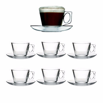 PB Vela Espresso Cups With Saucers 80ml 97301 (Parcel Rate)