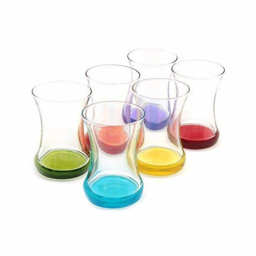 Coral Zen Tea Glass 155cc Set of 6 ZEN313EC (Parcel Plus Rate)