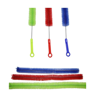 Flexible Sink Pipe Drain Cleaner Radiator Brush 70 cm Assorted Colours 5603 (Parcel Rate)