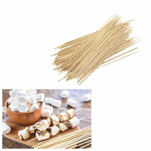 Pack of Wooden Bamboo BBQ Skewers Sticks 35cm 5682 (Large Letter Rate)