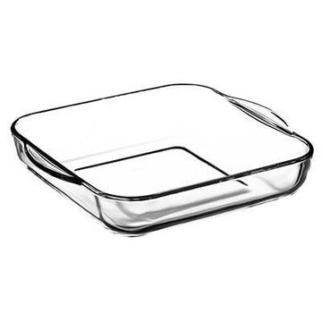 PB Borcam Glass Square Roaster Oven Dish 3.2 Litre 59024 (Parcel Plus Rate)