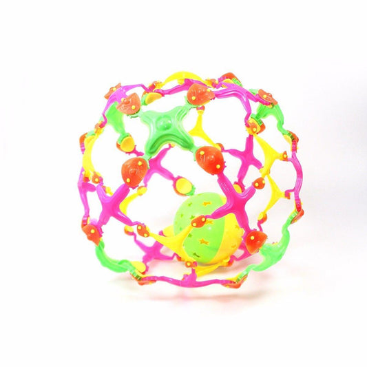 EXPANDING MULTICOLOR PLASTIC FOOTBALL   3052 (Parcel Rate)p