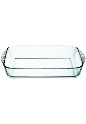 PB Borcam Rectangular Glass Tray 3.85 Litre 40 x 25 x 6cm 59124 (Parcel Plus Rate)