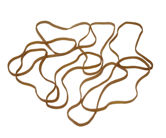 Brown Elastic Rubber Bands Large Heavy Duty Rubber Bands 50 Packs 5940 (Large Letter Rate)