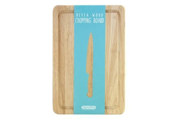 Wooden Cutting Board Food Prep Chopping Board Fruit Veg Board 30cm x 20cm 5945 (Parcel Rate)