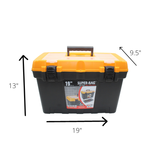 Mega Tool Box 19" With Carry Handle Diy Home ASR2080 ASR2013 (Parcel Rate)