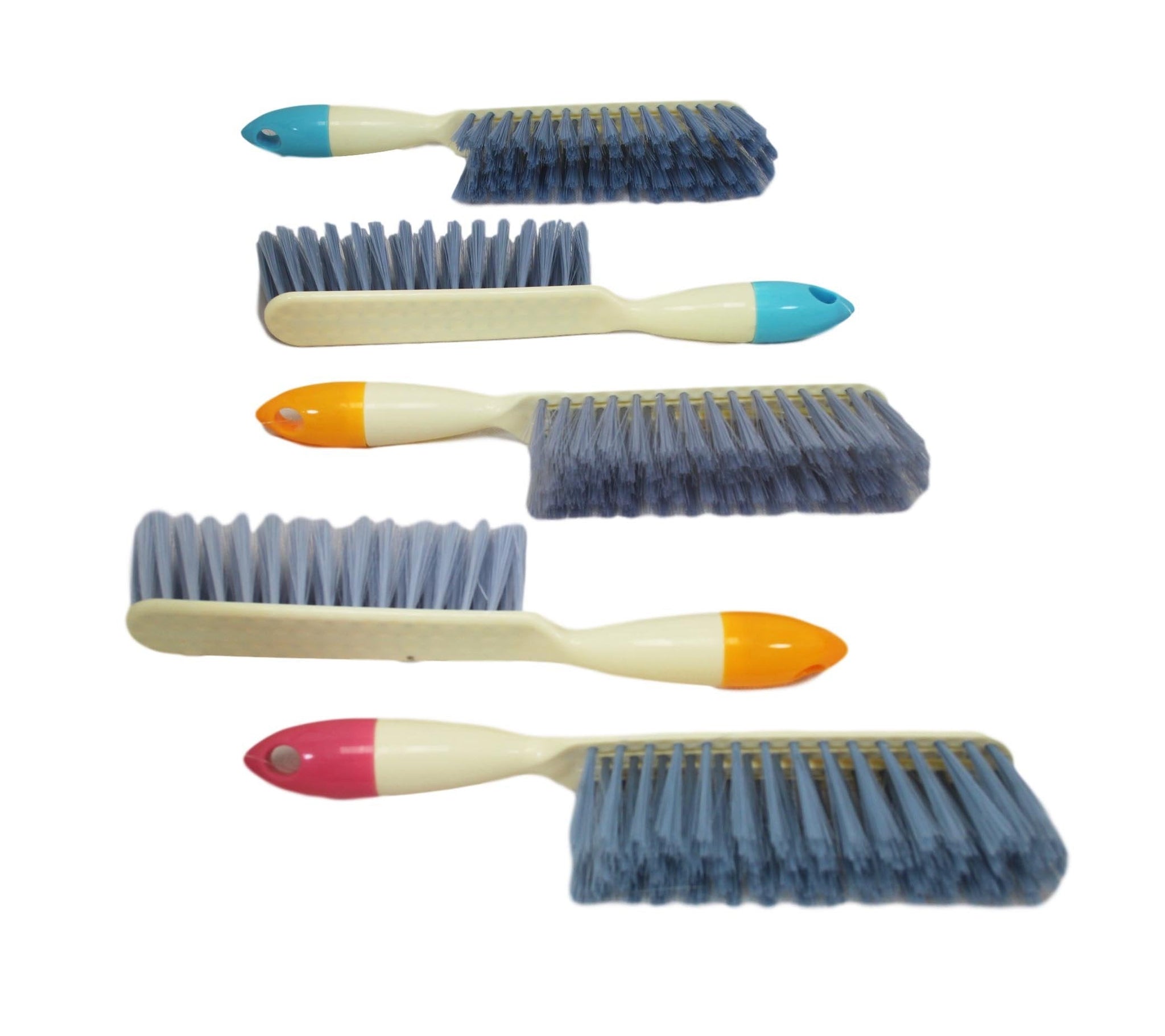 Plastic Soft Bristle Cleaning Brush 29 cm Assorted Colours 6114 (Parcel Rate)