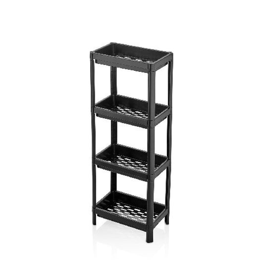 Plastic 4 Tier Bathroom Storage Racks / Shelves 22 x 35 x 100 cm MRD505 (Parcel Rate)