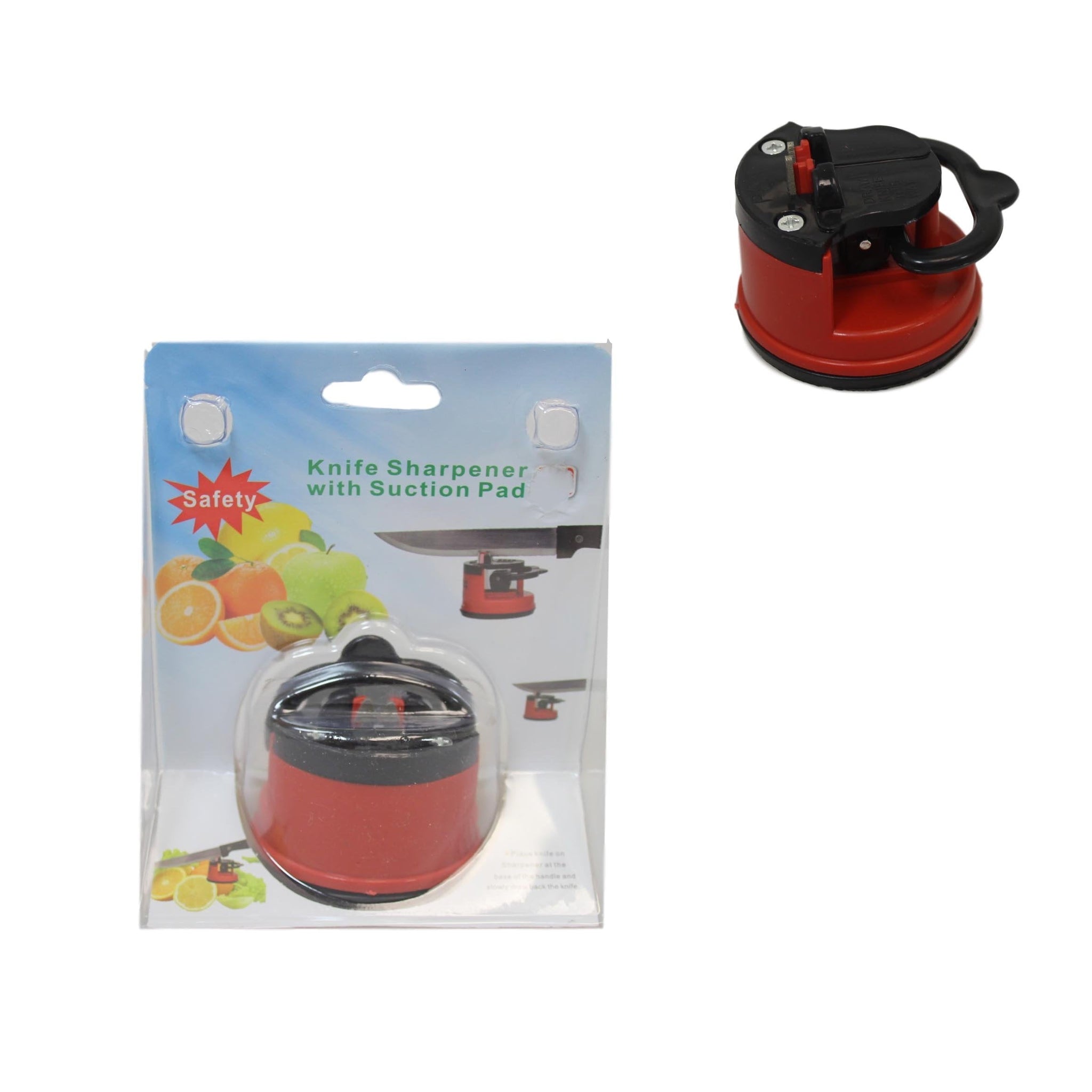 Knife Sharpener With Suction Pad Safety Knife Sharpener 6161 (Parcel Rate)