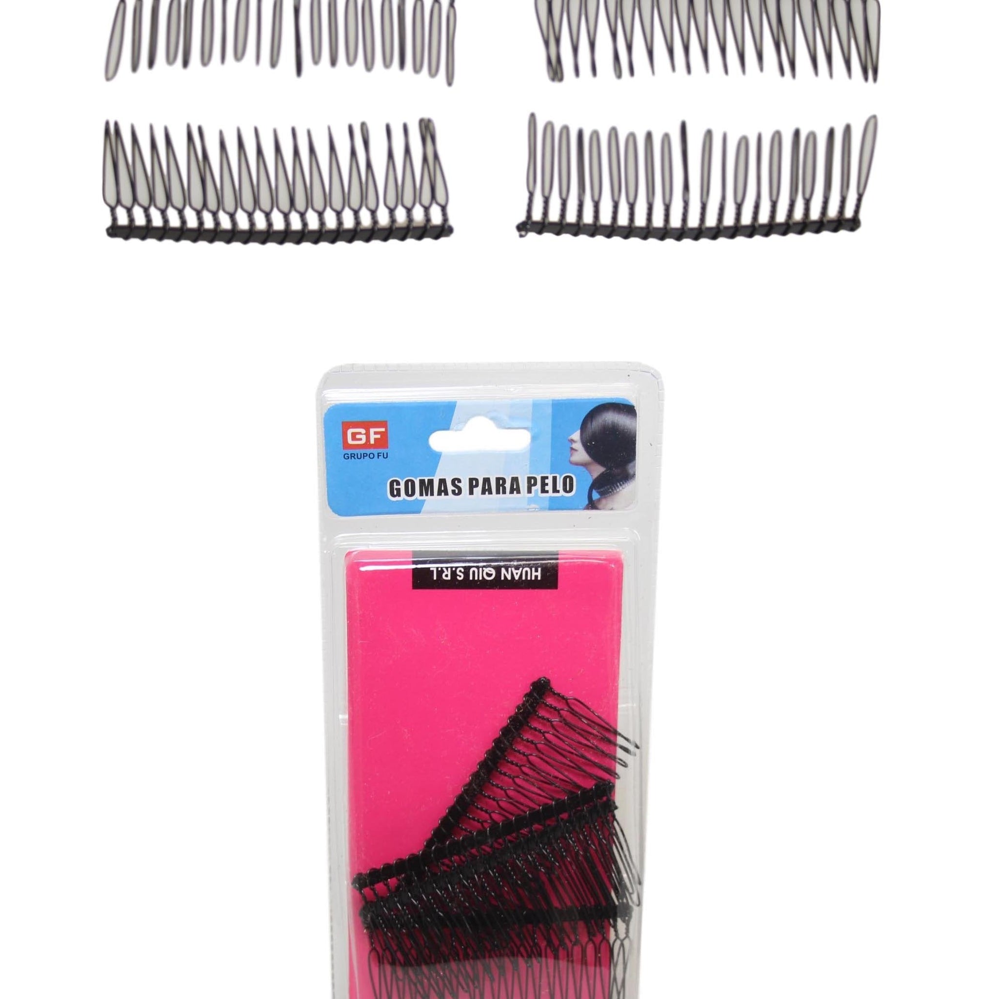 Hair Grip Comb Band 8 cm Pack of 4 6289 (Large Letter Rate)