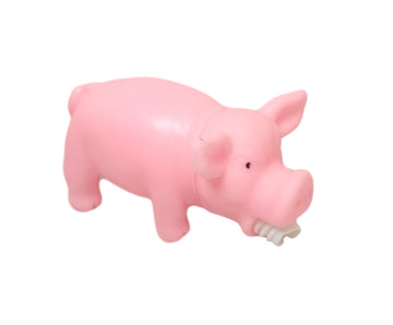 Pet Dog Toy Squealing Pig Chewing Fetch 14 x 8 cm 6297 (Parcel Rate)