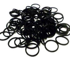 Small Elastic Hair Ties Bobbles Pack of 400 Assorted Colours 6320 A (Large Letter Rate)