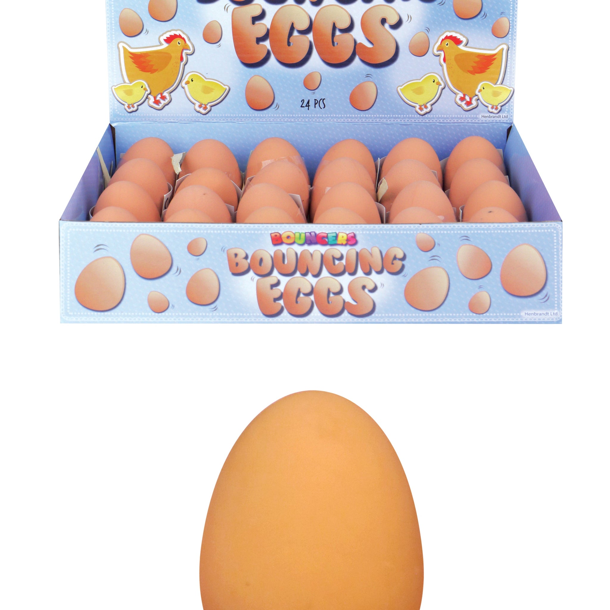 Childrens Bouncy Rubber Jet Egg Ball Bouncy Indoor Outdoor Egg Ball 5.4cm T05319 (Parcel Rate)