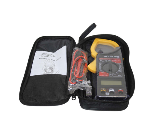 Digital Electric Clamp Meter Multimeter AC DC Current Volt Amp Test Tester 6428 (Parcel Rate)