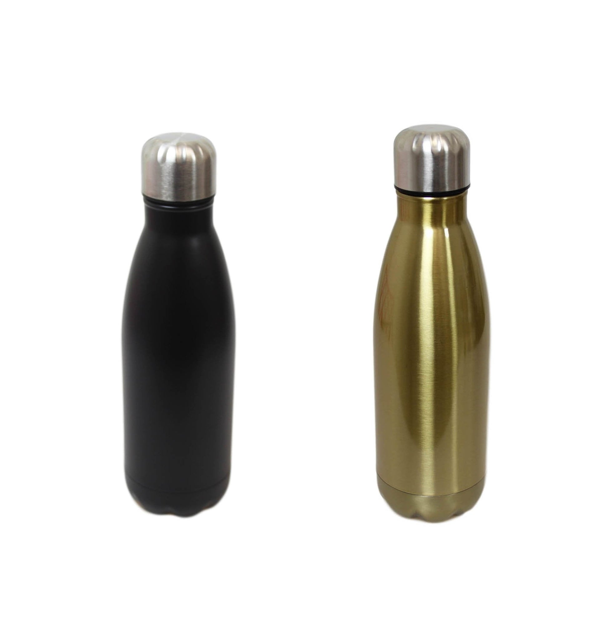 Steel Thermos Drinking Flask Bottle 350ml Assorted Colours 6525 (Parcel Rate)