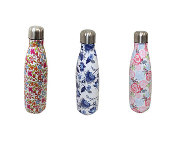 Steel Thermos Drinking Flask Bottle 500ml Assorted Designs 6527 (Parcel Rate)