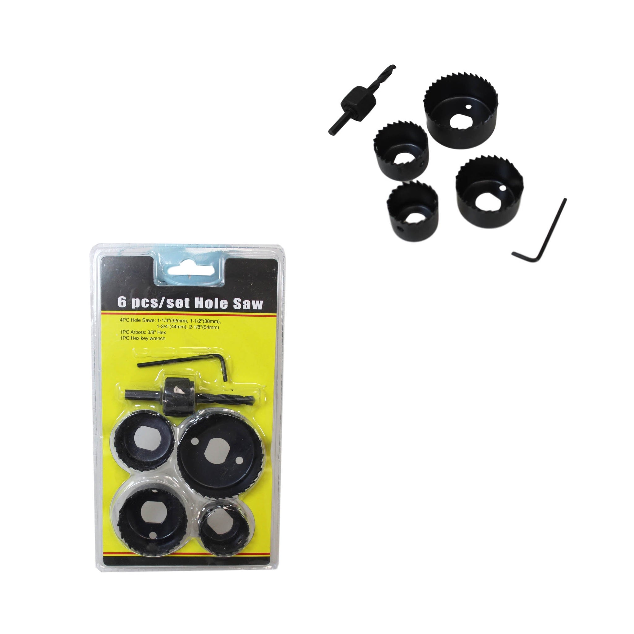 Hole Saw Cutter Set of 6 6556 (Parcel Rate)