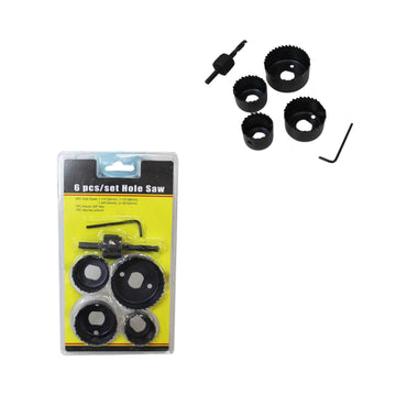 Hole Saw Cutter Set of 6 6556 (Parcel Rate)