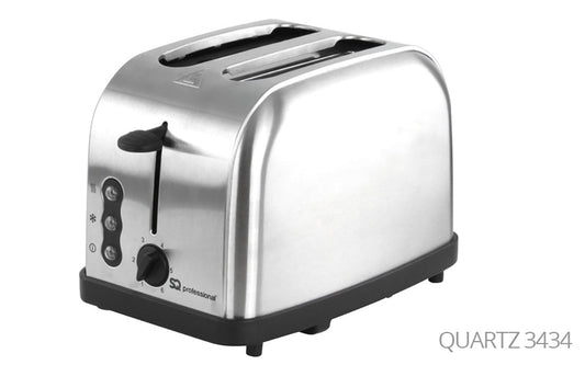 SQ Professional Gems Legacy 2 Slice Toaster 900W Quartz 3434 A (Parcel Rate)