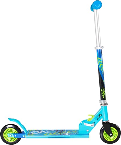 HTI Children's Evo Inline Scooter Blue 1436842 (Parcel Rate)