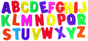 Fridge Magnets Alphabet Letters / Numbers with Symbols Assorted Designs 8201 / 1989 (Parcel Rate)