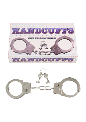 Toy Metal Handcuffs with Keys Hen / Stag Party Accessories C41005 (Parcel Rate)