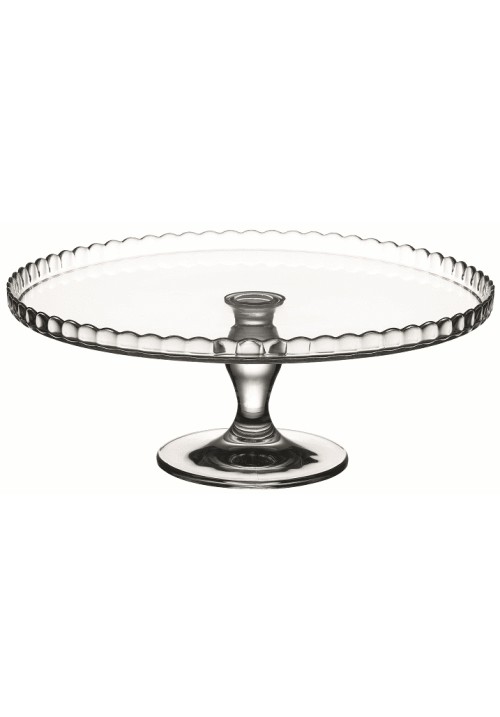 PB Patisserie Footed Round Server Quality Glass Cake Stand 33 cm 95117 (Parcel Rate)